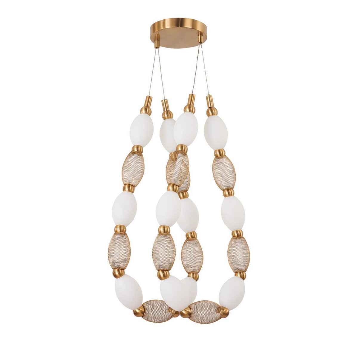 4559-2PC, подвесная/потолочная люстра, D200xH1780/2780 + D640xH890/1775 + D1800xH820/1725, 2xLEDx18W, 1990LM, 4000K, included — изображение 5