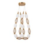 4559-2PC, подвесная/потолочная люстра, D200xH1780/2780 + D640xH890/1775 + D1800xH820/1725, 2xLEDx18W, 1990LM, 4000K, included — изображение 5