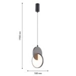 4609-1P, подвес, L180xW170xH405/1980, LEDx7W, 910LM, 3000K, included — изображение 3