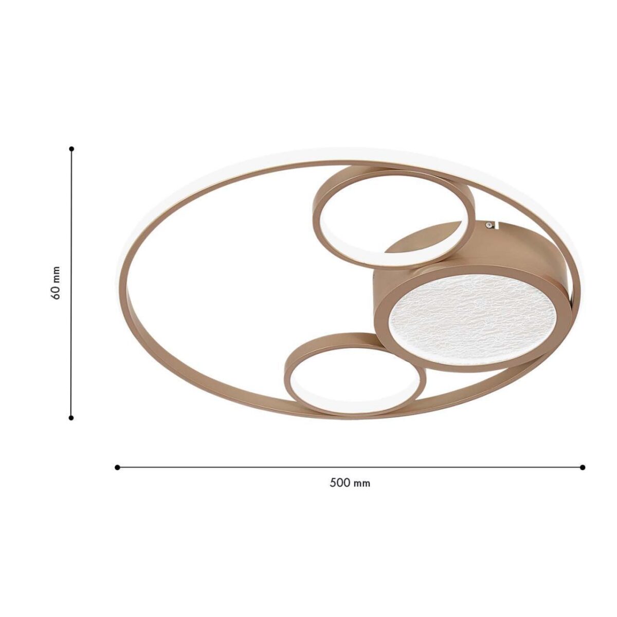 4681-4C, потолочный светильник, D600xH70, LEDx110W/55W/55W, 6770/3460/3350LM, 4000/6500/3500K, included, remote control — изображение 3