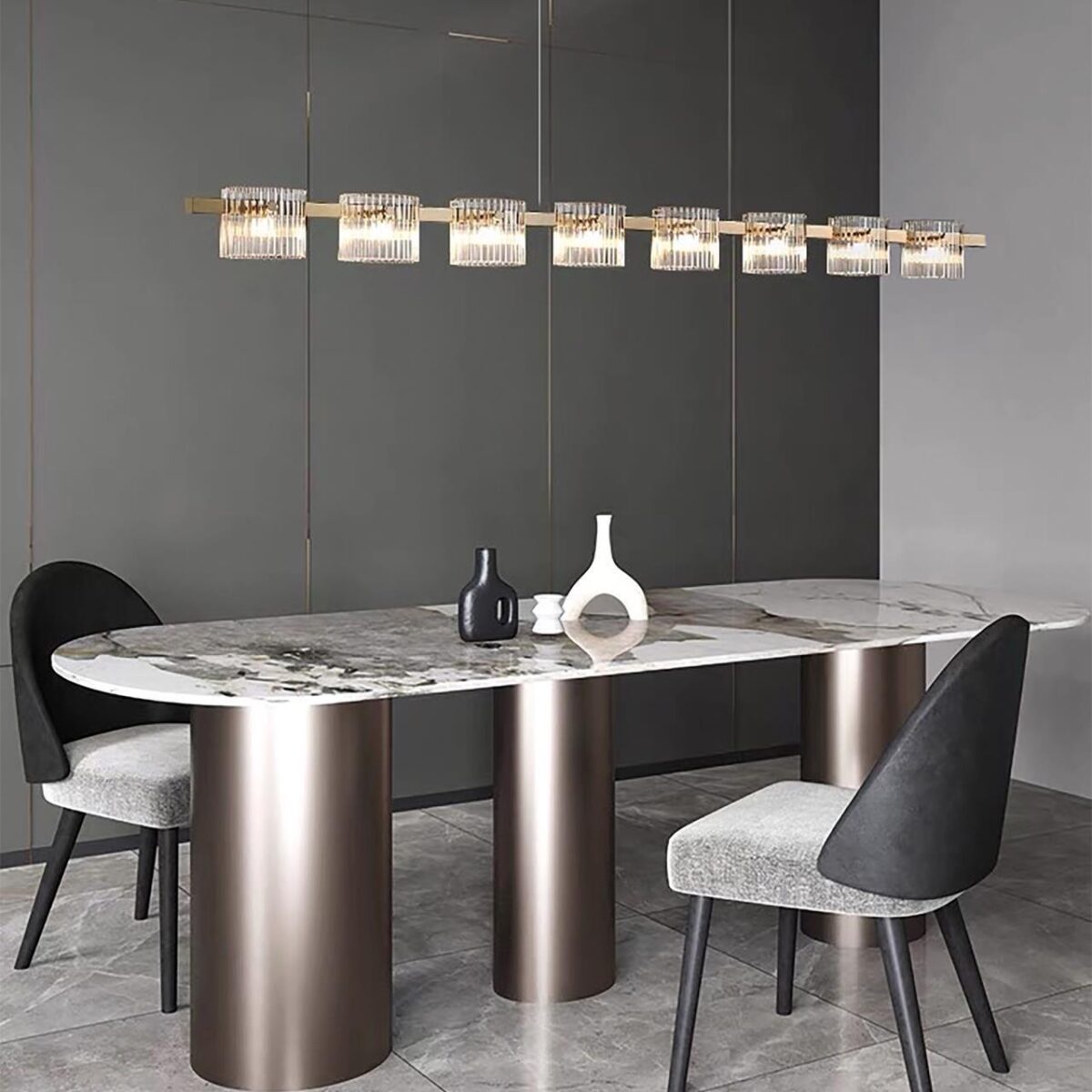 4248-15P, подвесная люстра, D1020xH1300/1500, 15xLEDx4.6W, 1800LM, 4000K, included — изображение 4