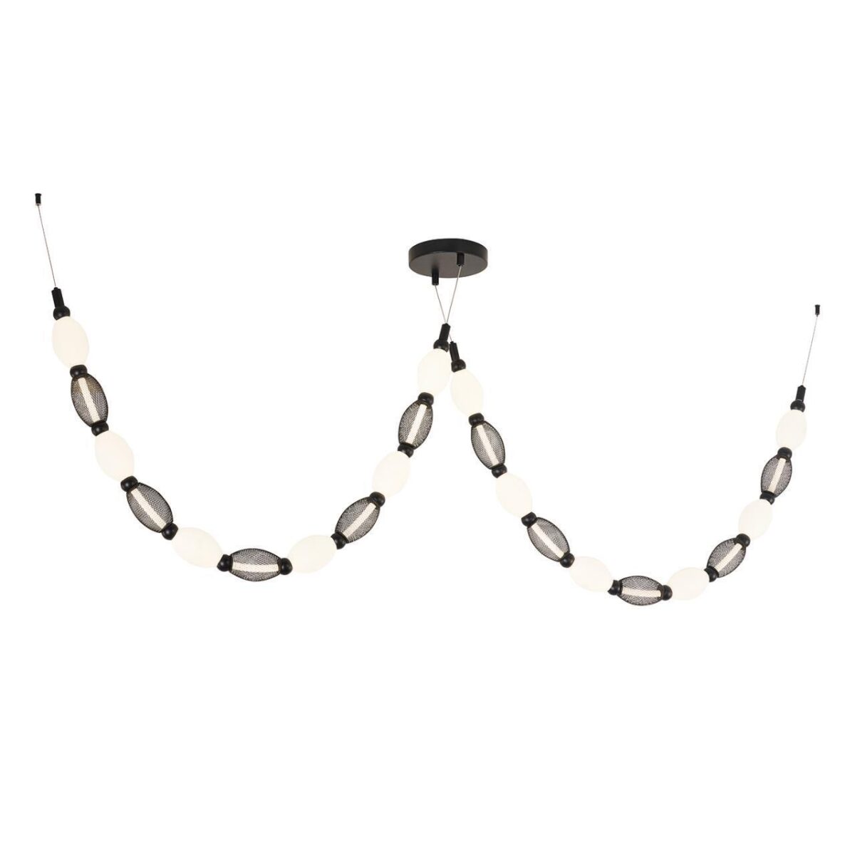 4560-2PC, подвесная/потолочная люстра, D200xH1780/2780 + D640xH890/1775 + D1800xH820/1725, 2xLEDx18W, 1630LM, 4000K, included — изображение 7