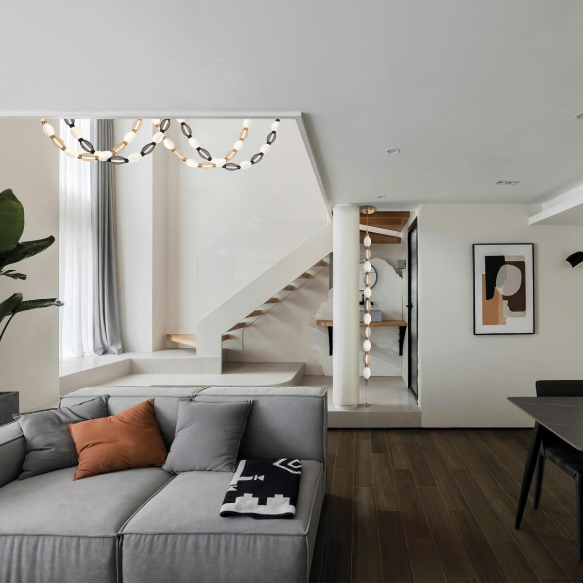 4559-2PC, подвесная/потолочная люстра, D200xH1780/2780 + D640xH890/1775 + D1800xH820/1725, 2xLEDx18W, 1990LM, 4000K, included — изображение 14