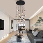 4371-27P, подвесная люстра, D830xH2680, 27xLEDx5.4W, 10220LM, 4000K, CRI>90, included — изображение 6