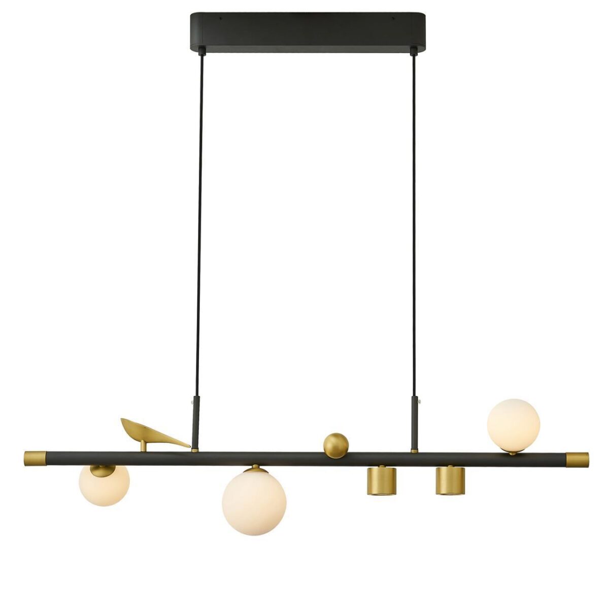 4324-5P, подвесная люстра, L870xW160xH265/1800, 2xLEDx6W + 3xLEDx5W, 2160LM, 4000K, included — изображение 1