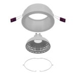 4544-1C, врезной светильник, D85xH40, cutout:D75, 1xGU10x35W, IP20, excluded — изображение 7