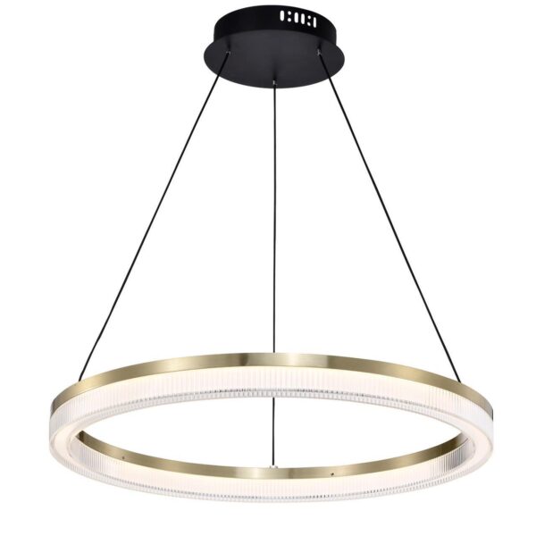 4400-6P, подвесная люстра, D600xH100/1500, LEDx30W, 2625LM, 4000K, IP20, included