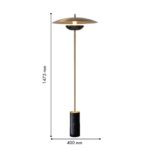 4246-1F, напольный светильник, D400xH370/1475, LEDx17W, 2740LM, 4000K, included, switch — изображение 2