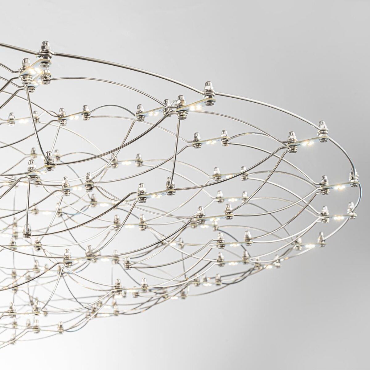 4305-12P, подвесная люстра, D1250xH420/2420, LEDx143W, 6200LM, 3000K/4500K/6000K, included, remote control — изображение 7