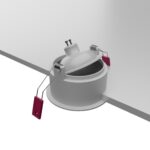 4532-1C, врезной светильник, D80xH56, cutout:D75, 1xGU10x35W, IP20, excluded — изображение 4