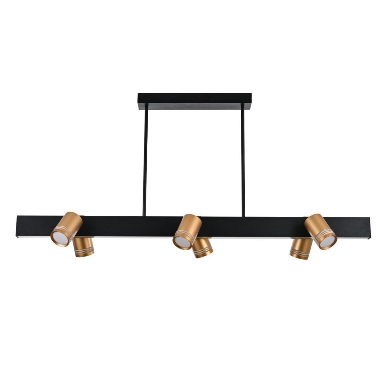 4074-6P, подвесная люстра, L1200xW190xH600, 6xGU10LEDx10W, excluded + LEDx18W, 700LM, 4000K, included — изображение 2