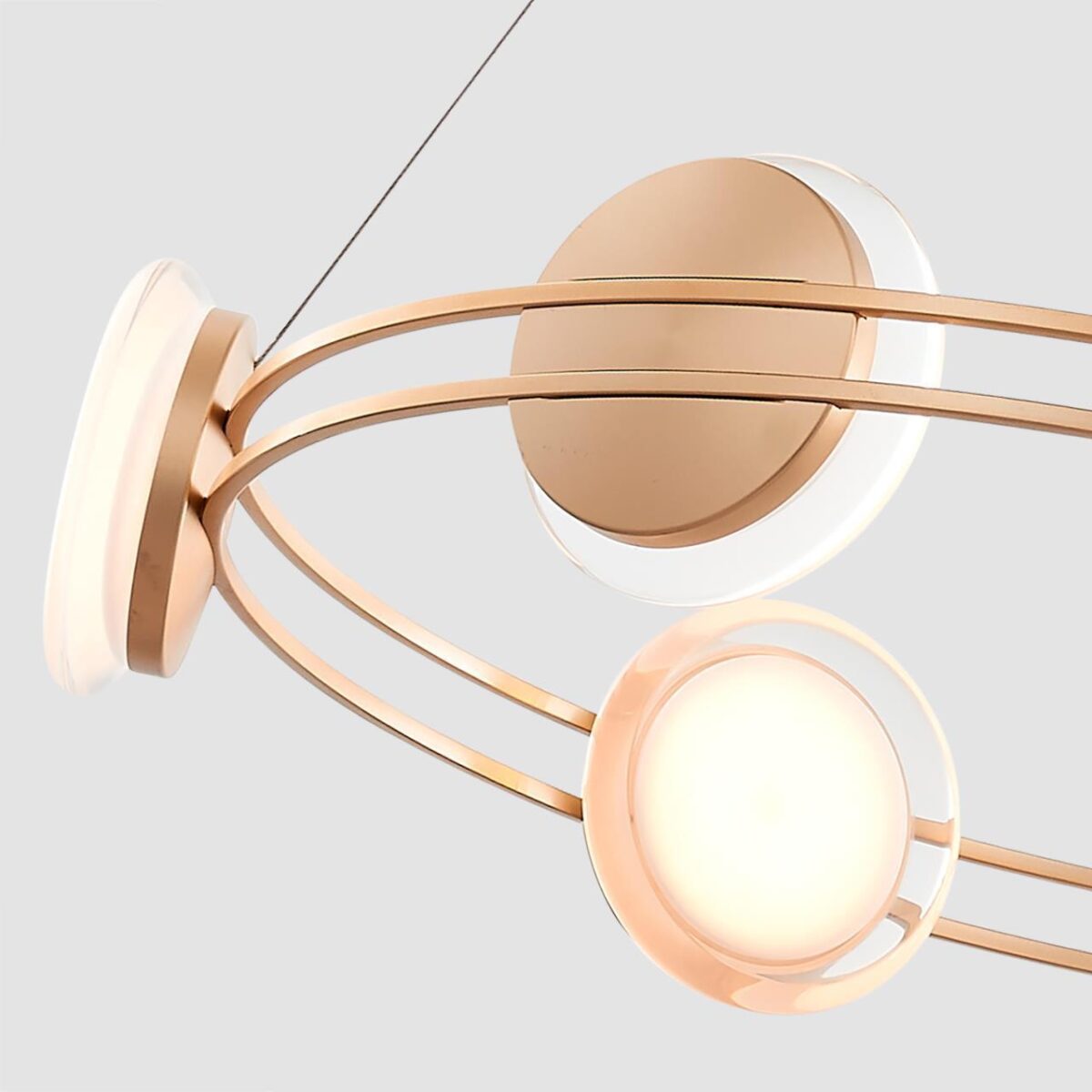 4334-6P, подвесная люстра, D600xH175/1800, 6xLEDx4W, 1920LM, 4000K, included — изображение 3