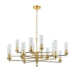 2673-16P, подвесная люстра, D850xH410/1410, 16xE14x40W, excluded — изображение 2