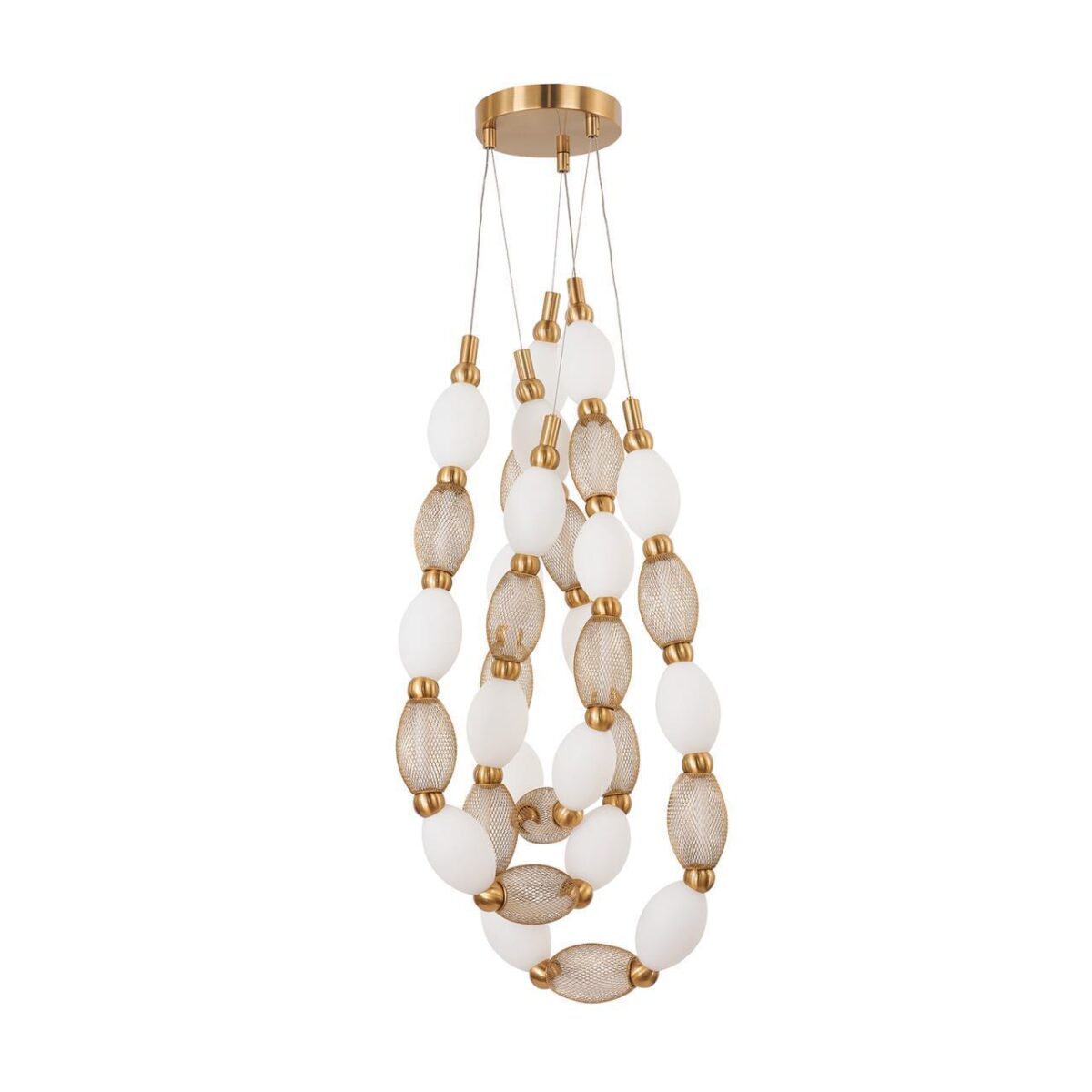 4559-3PC, подвесная/потолочная люстра, D200xH1780/2780 + D650xH890/1775 + D1980xH820/1725, 3xLEDx18W, 2910LM, 4000K, included — изображение 5