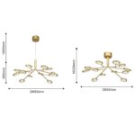 4253-12P, подвесная/потолочная люстра, D650xH320/1320, 12xLEDx3W, 3060LM, 4000K, included — изображение 3