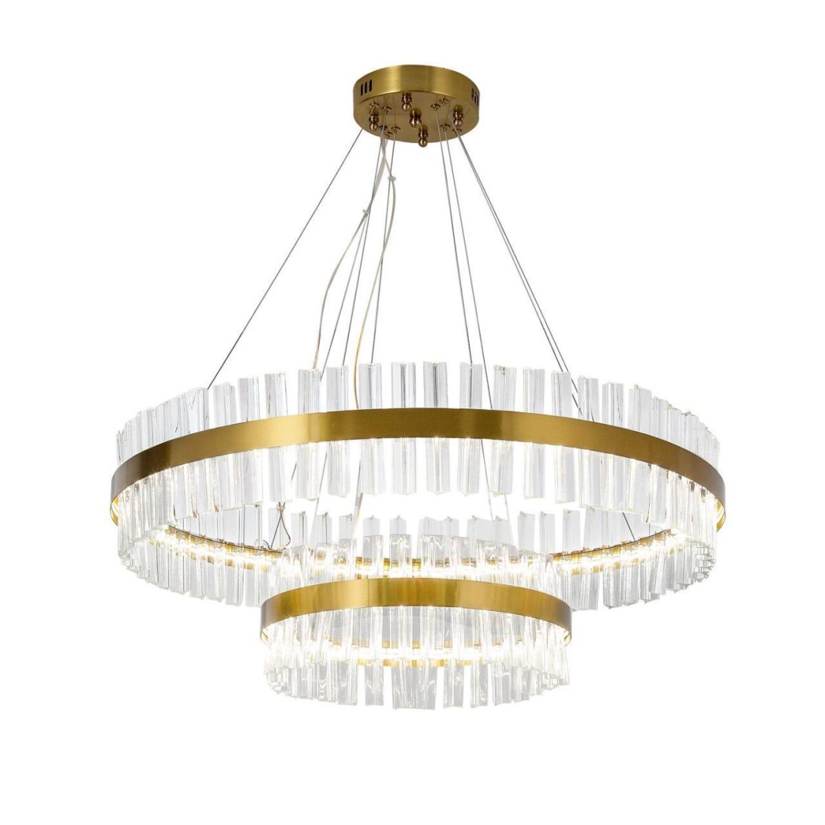 4012-12P, подвесная люстра, D800xH320/1820, LEDx40W + LEDx20W, 4800LM, 3000-6000K, included, remote control — изображение 1