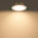 4645-1C, врезной светильник, D113xH30, cutout:D90, LEDx7W, 450LM/560LM/500LM, 3000K/4000K/6500K, IP44, CRI>80, beam angle:120, included — изображение 5