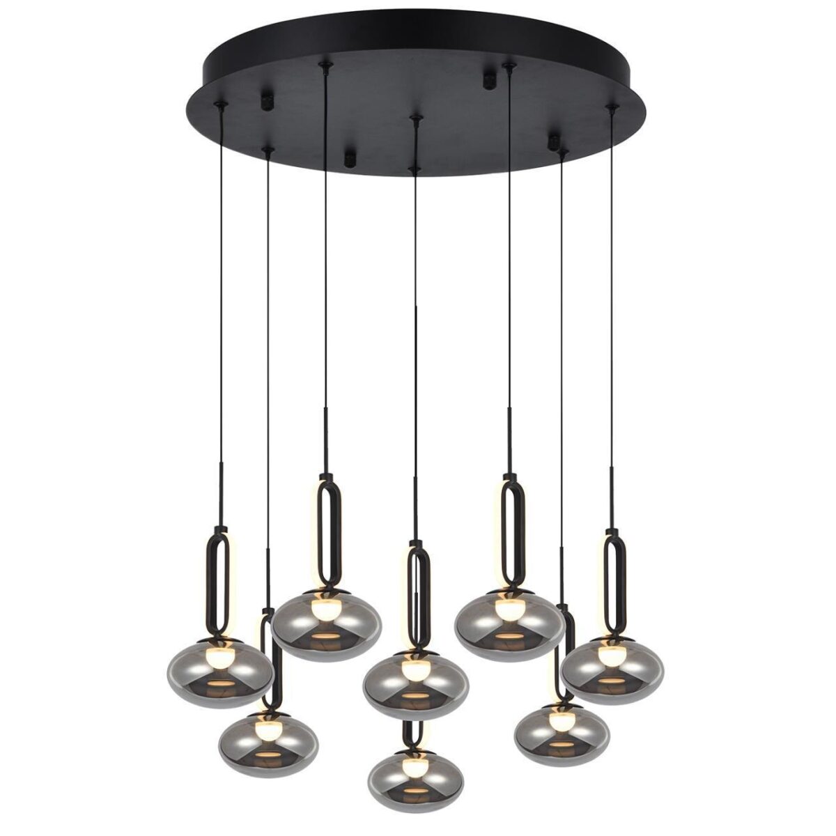 4284-8P, подвесная люстра, D520xH2000, 8xLEDx9W, 3600LM, 4000K, included 4284-8P, подвесная люстра, D520xH2000, 8xLEDx9W, 3600LM, 4000K, included — изображение 1