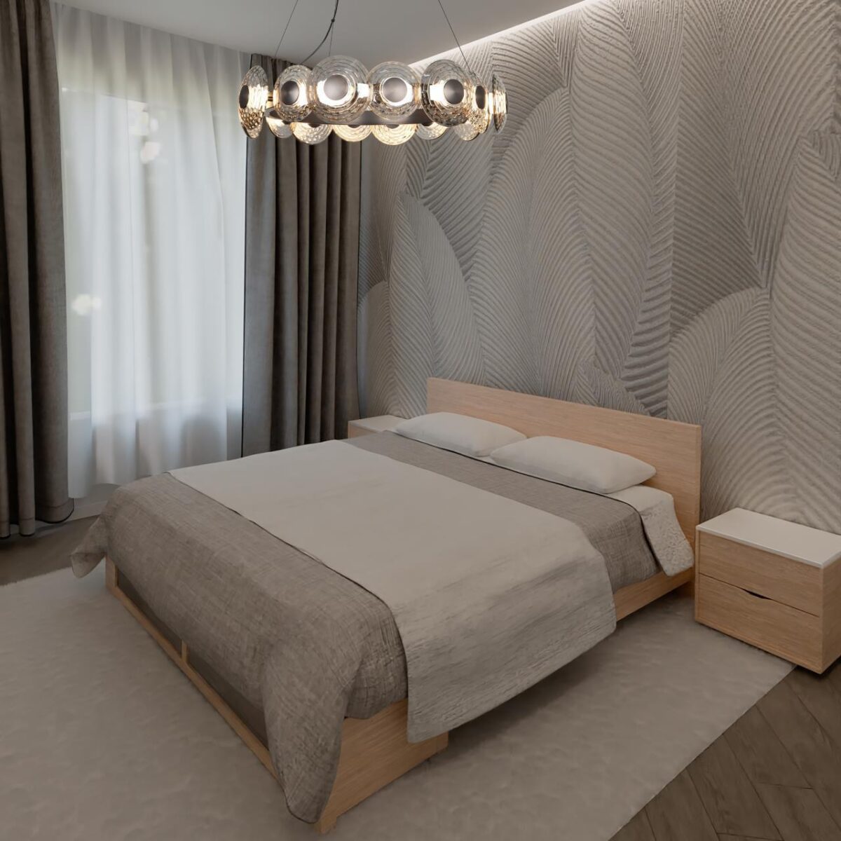 4643-1W, настенный светильник, D85xW150xH150, LEDx6W, 630LM, 4000K, included — изображение 4