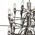 1892-30P, люстра подвесная, D860xH720/1720, 30xE14x40W, excluded — изображение 3