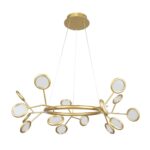 4253-15P, подвесная люстра, D740xH400/1100, 15xLEDx3W, 3825LM, 4000K, included — изображение 2