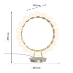 4590-1T, настольный светильник, L340xW140xH390, LEDx23.5W, 1880LM, 4000K, included, switch — изображение 2