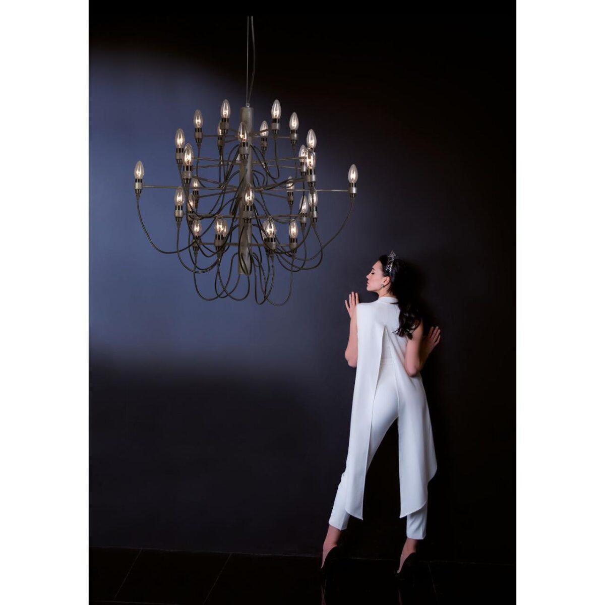 1892-30P, люстра подвесная, D860xH720/1720, 30xE14x40W, excluded — изображение 4