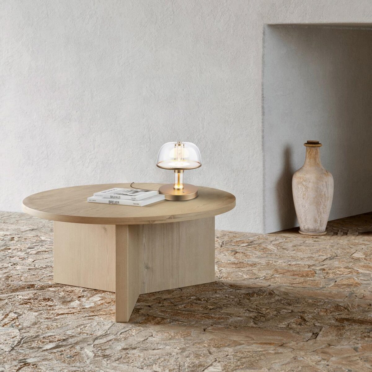 4313-1T, настольный светильник, D230xH275, LEDx12W, 600LM, 4000K, CRI>90, included, switch, dimmer — изображение 3