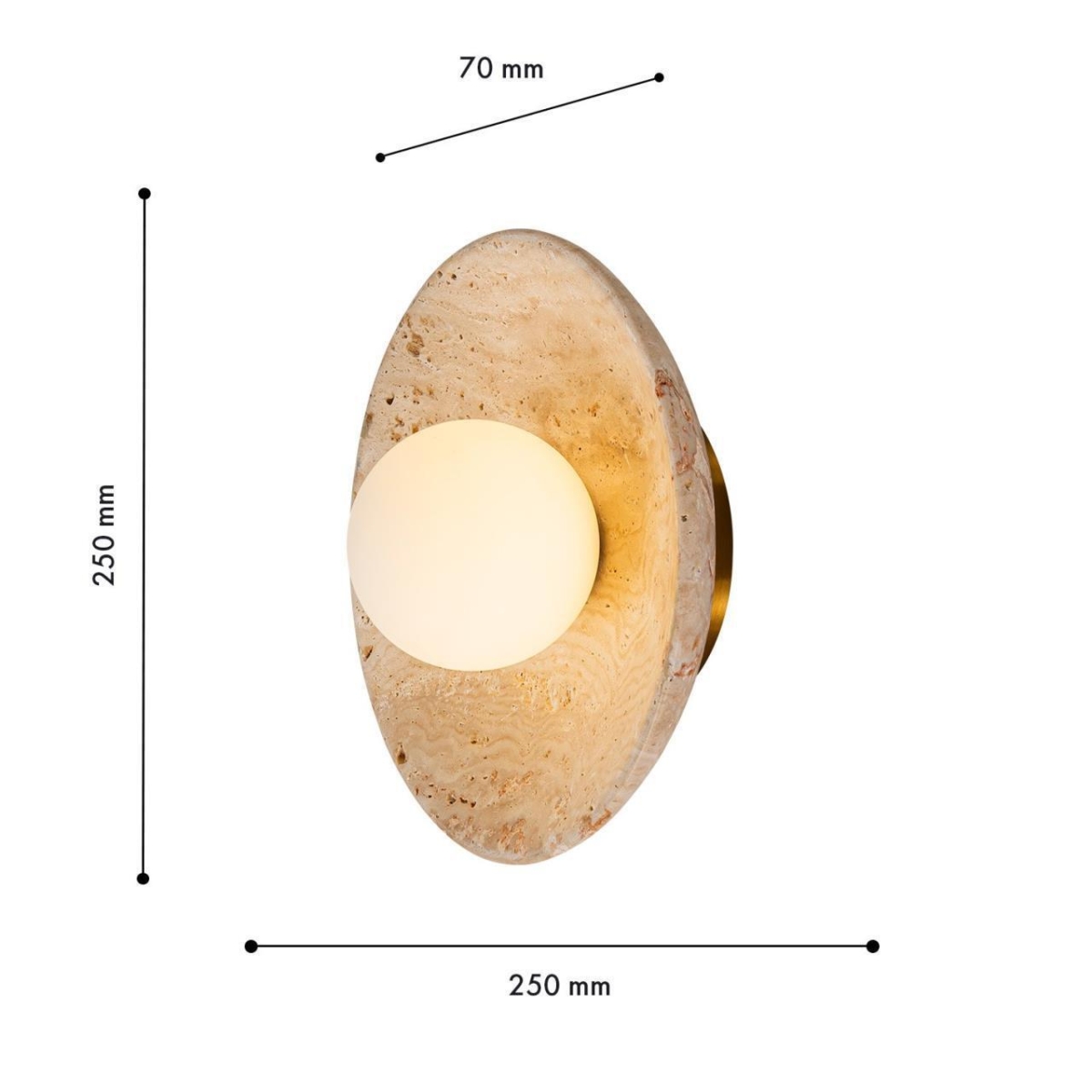 4753-1W, Бра, D150xW250xH250, 1xG9x25W, excluded — изображение 3