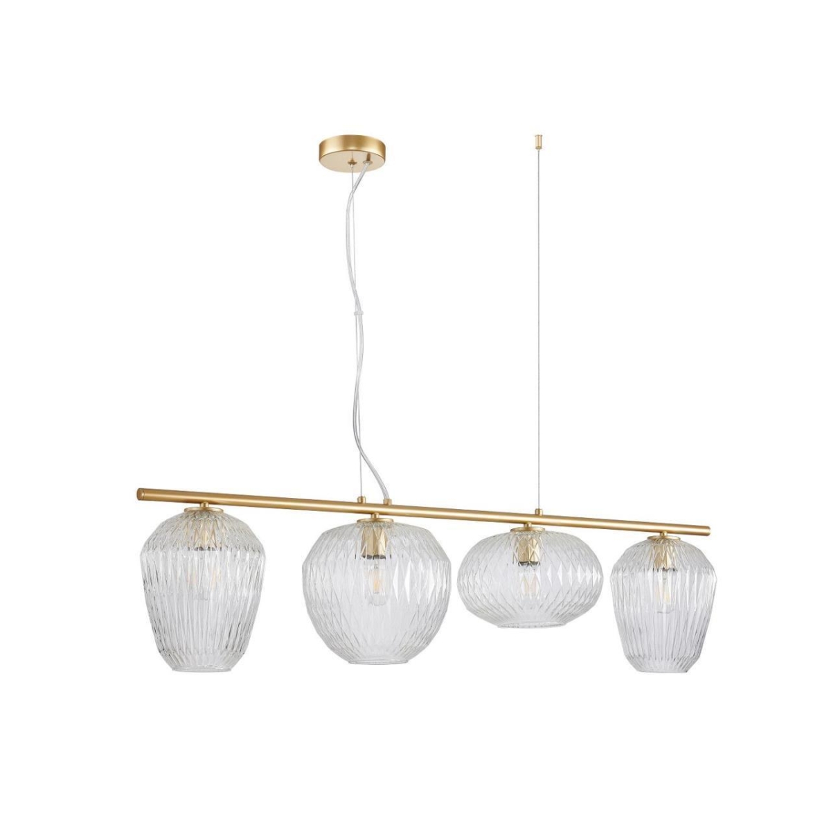 4053-4P, подвесная люстра, L1150xW260xH320/1560, 4xE27x60W, excluded — изображение 2