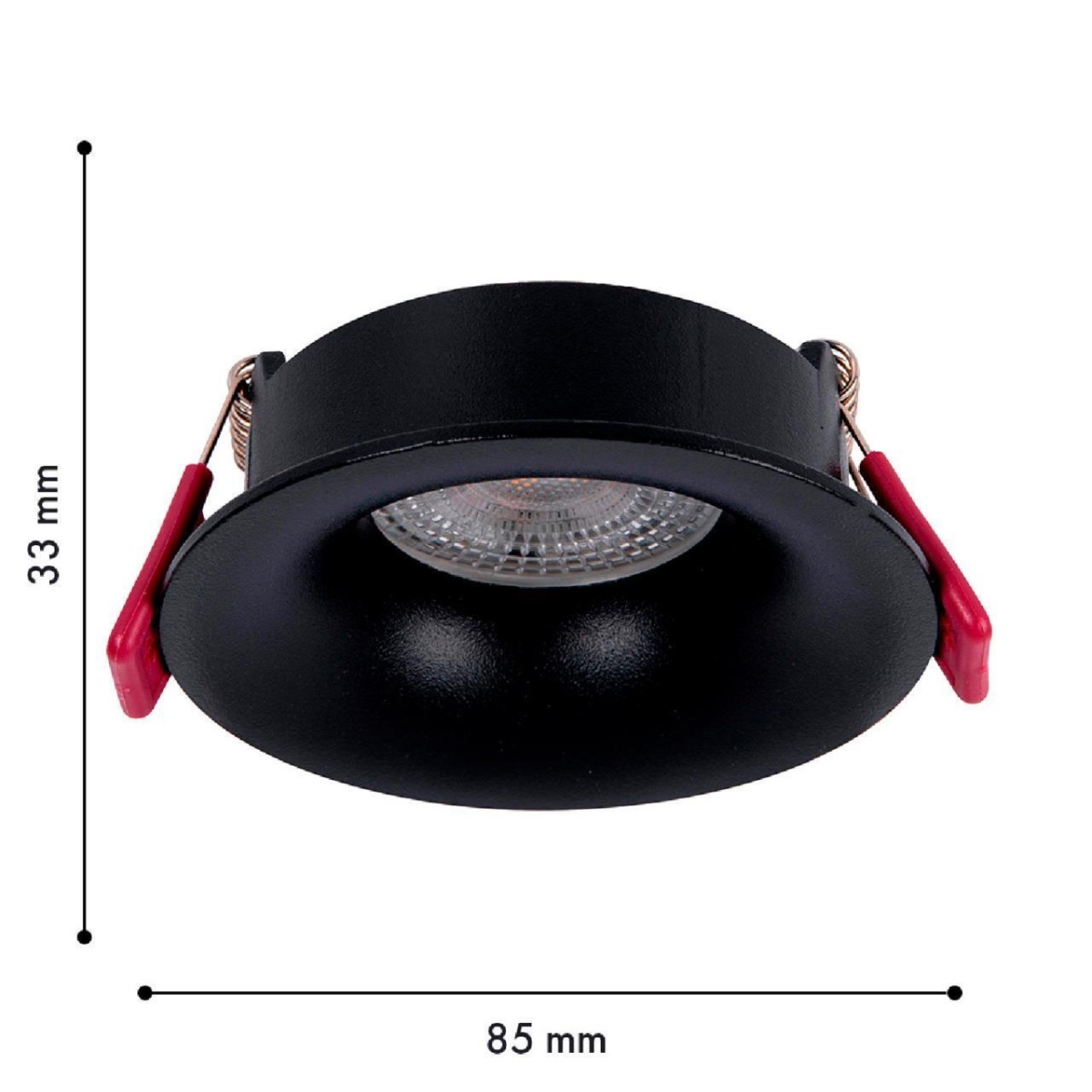 4712-1C, врезной светильник, D85xH33, cutout:D75, 1xGU10x35W, IP20, excluded — изображение 2