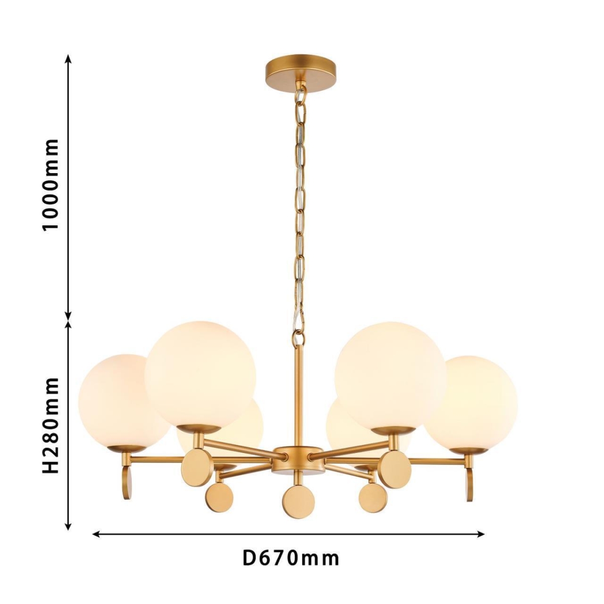 2928-6P, подвесная люстра, D670xH280/1450, 6xE14x40W, excluded — изображение 10
