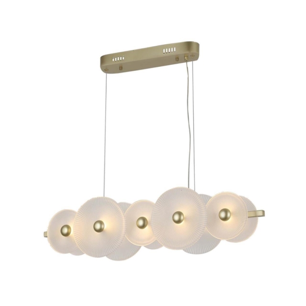 4605-5P, подвесная люстра, L800xW180xH225/1200, 10xLEDx2W, 1600LM, 3000K, included