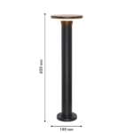 4745-1F, уличный светильник, D180xH600, LEDx12W, 960LM, 3000K, IP54, included — изображение 5