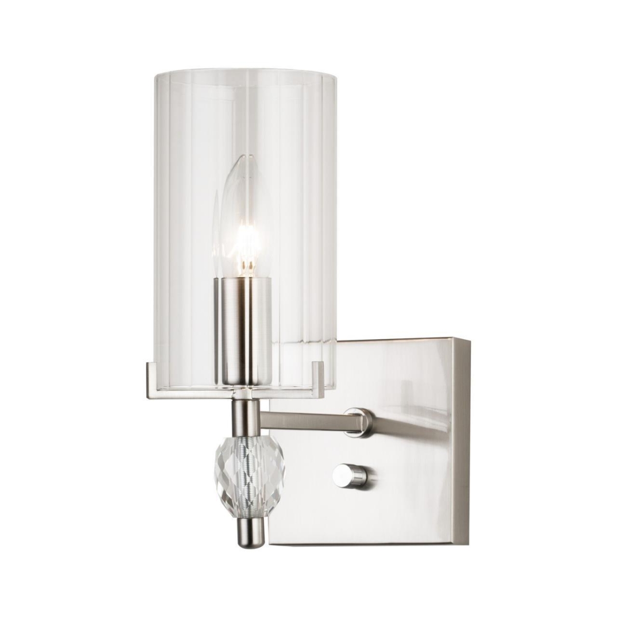 2704-1W, настенный светильник, D220xW100xH260, 1xE14x40W, excluded, dimmer — изображение 1