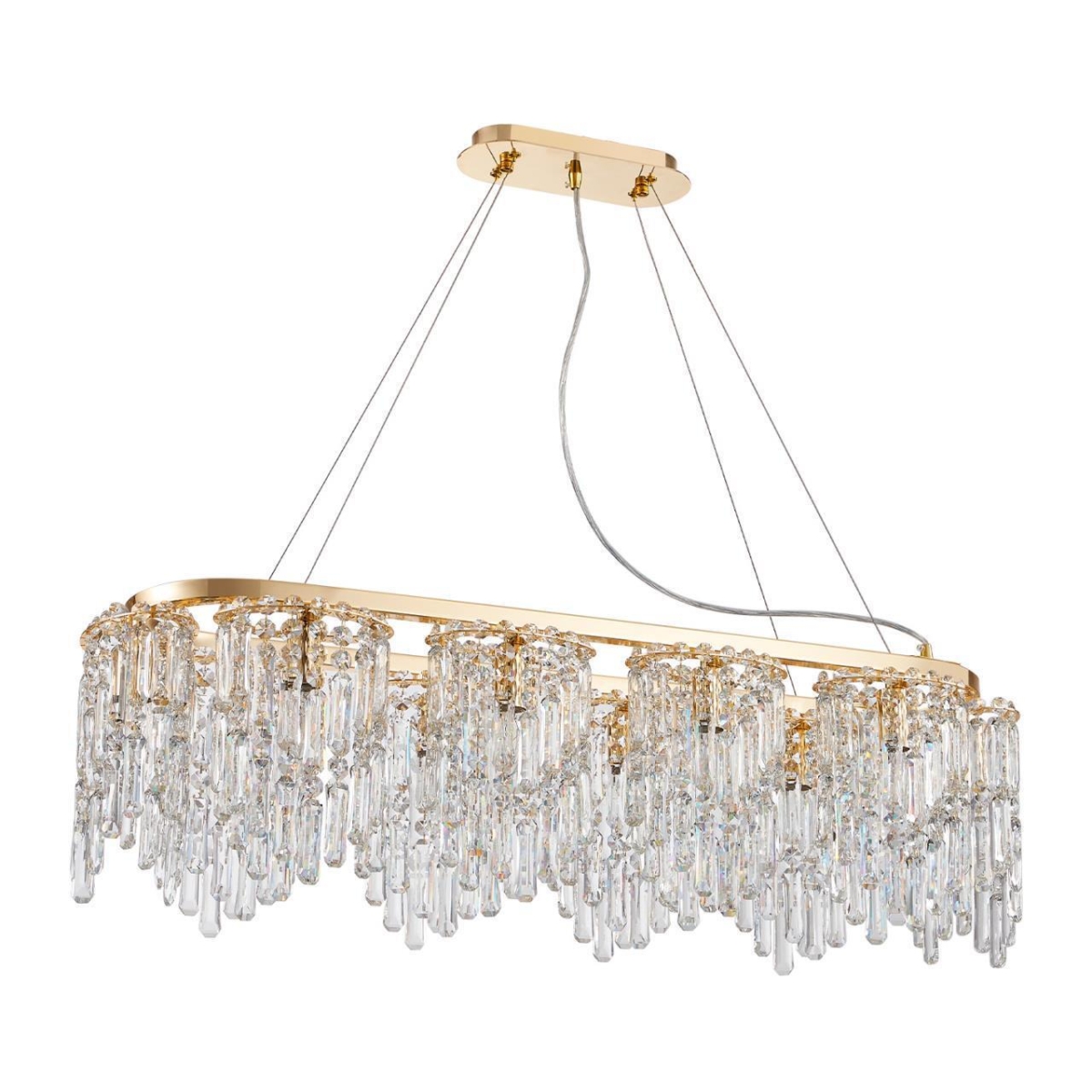 4724-10P, подвесная люстра, L1000xW280xH800/1300, 10xE14x40W, excluded — изображение 2