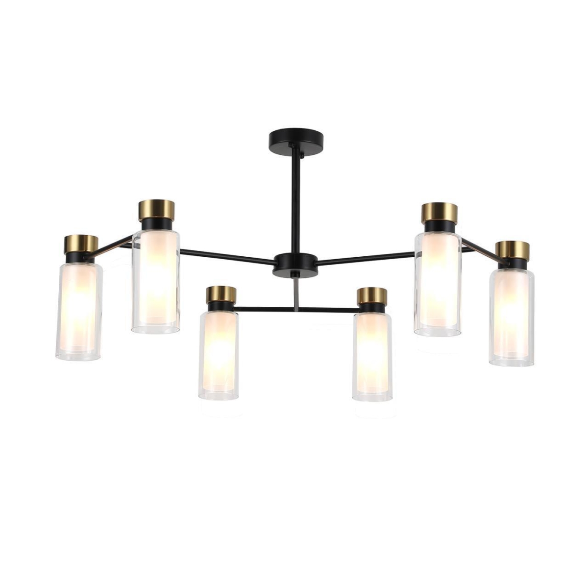 4482-6P, потолочная люстра, D750xH415, 6xE14x60W, excluded — изображение 1