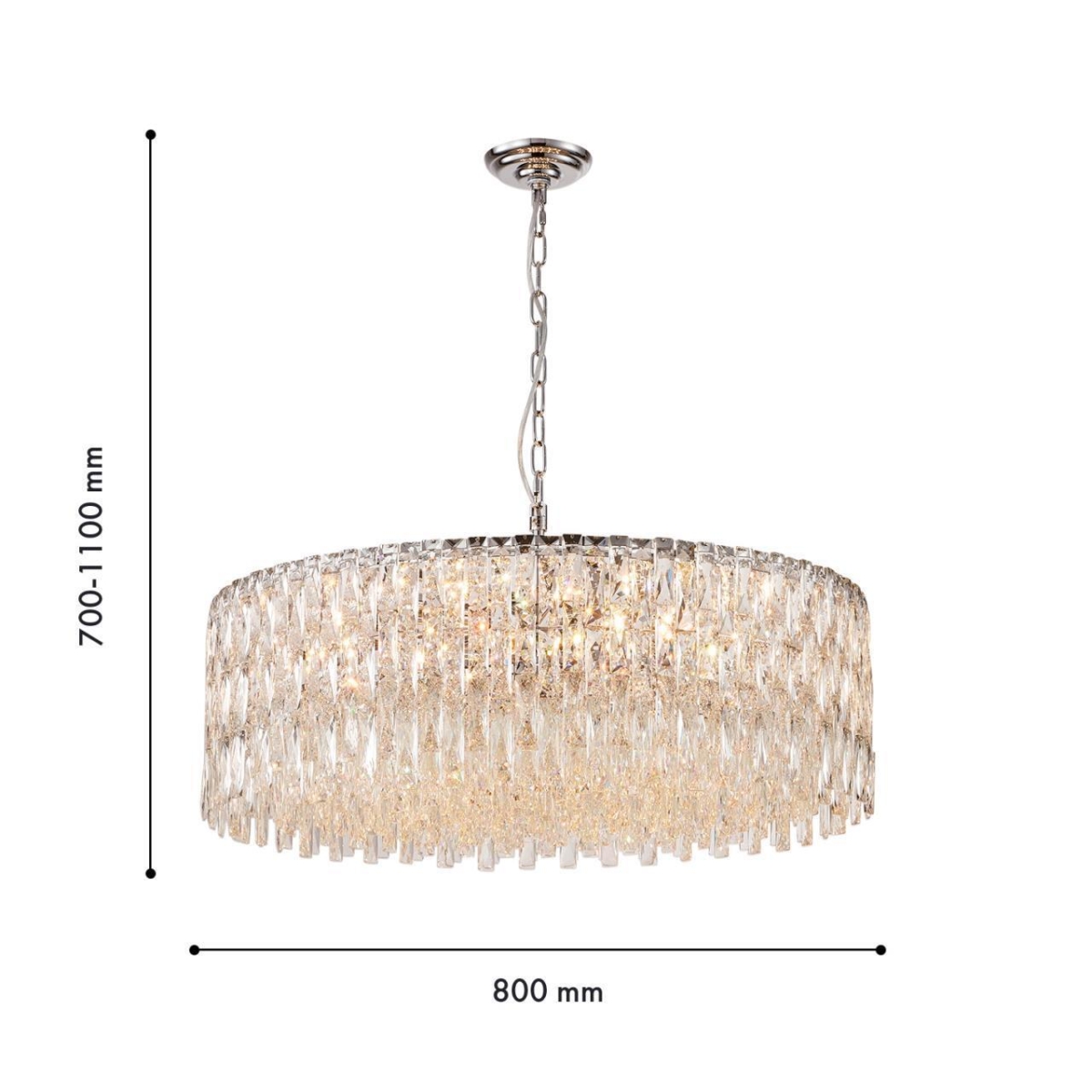 4723-18P, подвесная люстра, D800xH700/1100, 18xE14x40W, excluded — изображение 3