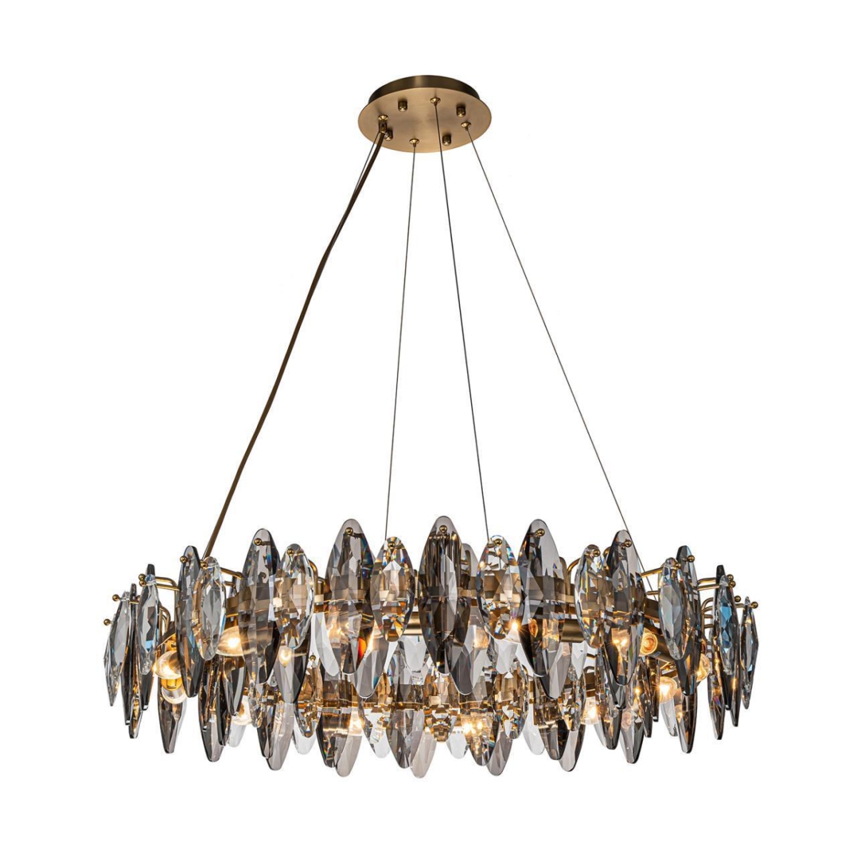 4303-12P, подвесная люстра, D800xH210/1100, 12xE14x40W, excluded — изображение 1