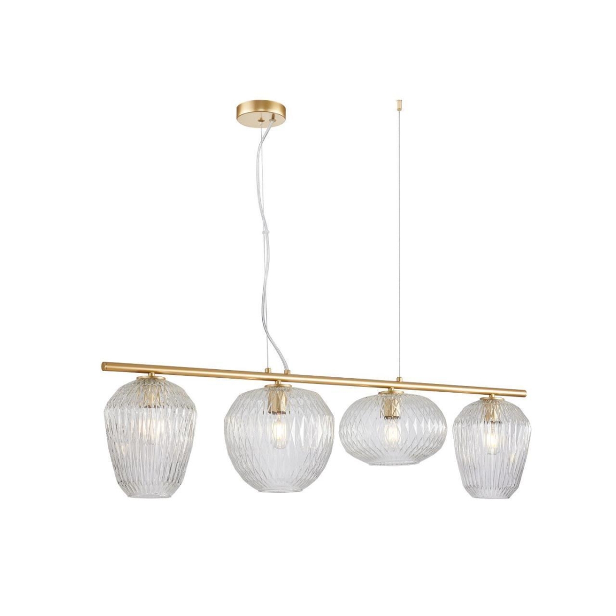 4053-4P, подвесная люстра, L1150xW260xH320/1560, 4xE27x60W, excluded — изображение 1