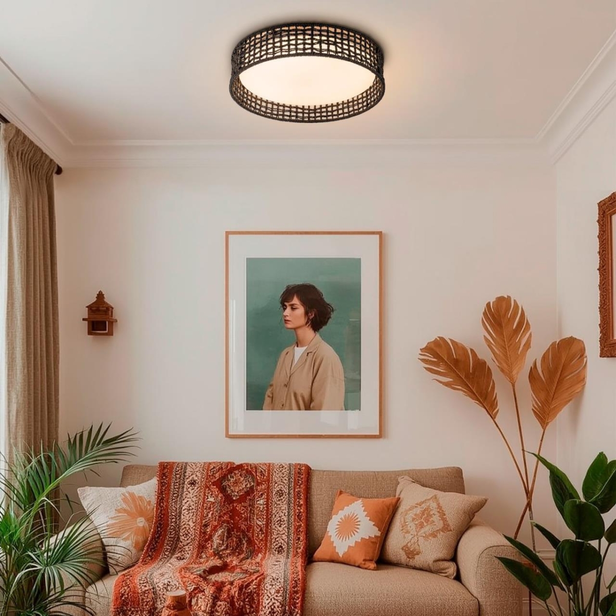 4750-4C, Потолочный светильник, D430xH100, LEDx25W, 1300LM, 3000/4000/6000K, included, remote control — изображение 7