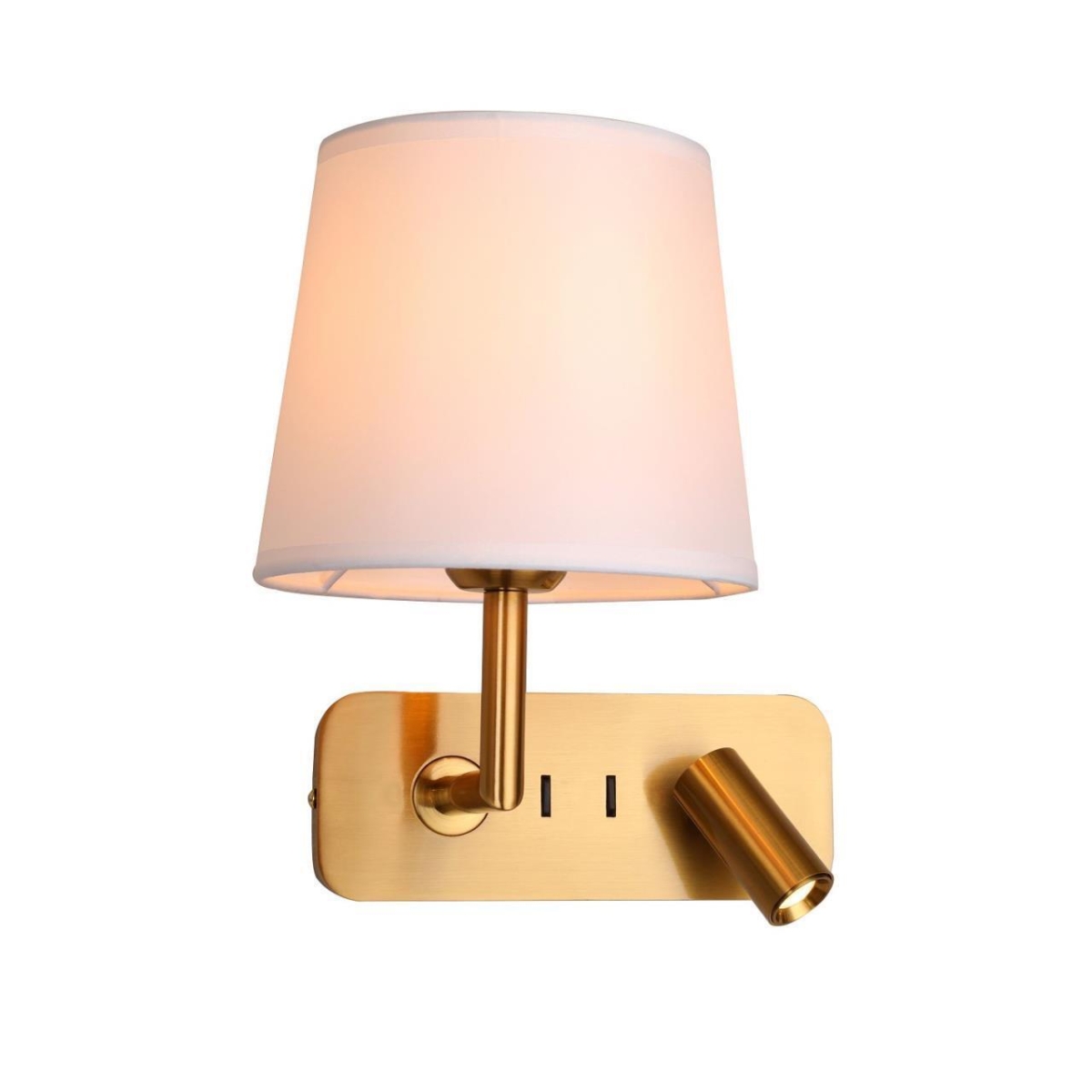 2843-1W, настенный светильник, D225xW240xH260, 1xE27x60W, excluded + 1xLEDx1W, 100LM, 3000K, included 2843-1W, настенный светильник, D225xW240xH260, 1xE27x60W, excluded + 1xLEDx1W, 100LM, 3000K, included — изображение 1