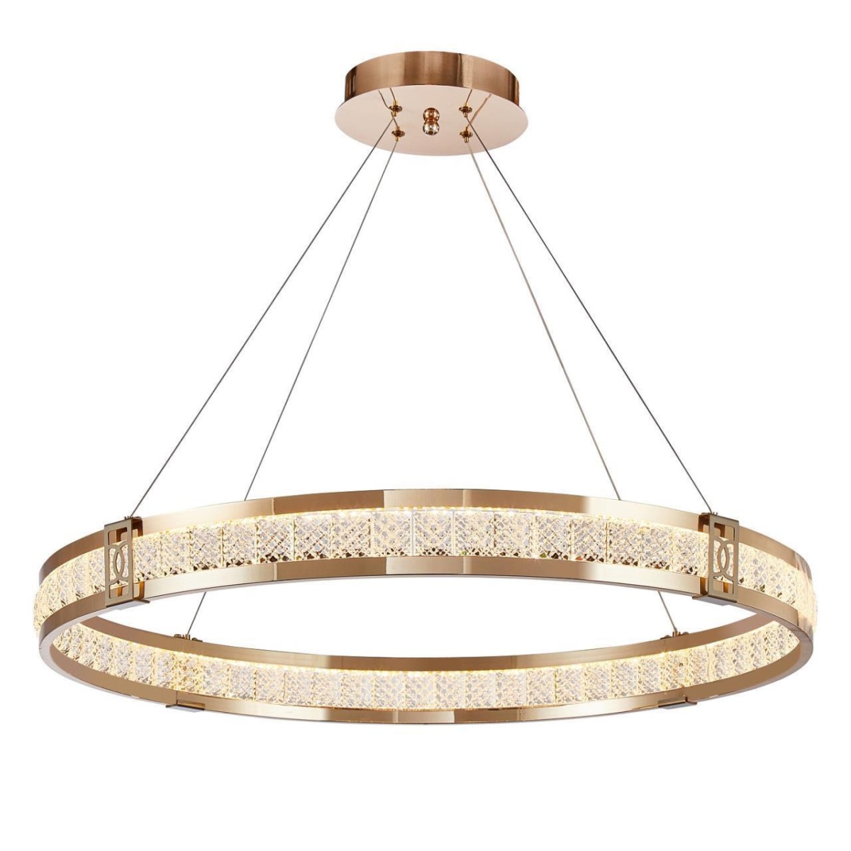 4206-8P, подвесная люстра, D800xH80/1500, 2xLEDx41W, 8200LM, 3000K, included 4206-8P, подвесная люстра, D800xH80/1500, 2xLEDx41W, 8200LM, 3000K, included — изображение 1