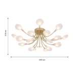 4197-20C, потолочная люстра, D630xH210, 20xG4LEDx3W, 4000LM, 3000K, included — изображение 3