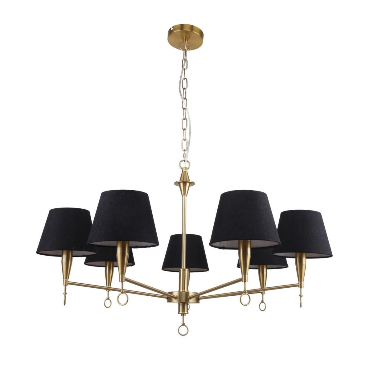 2989-7P, подвесная люстра, D890xH520/1130, 7xE14x40W, excluded 2989-7P, подвесная люстра, D890xH520/1130, 7xE14x40W, excluded — изображение 1