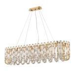 4721-18P, подвесная люстра, L1000xW300xH800/1300, 18xG9x40W, excluded — изображение 2