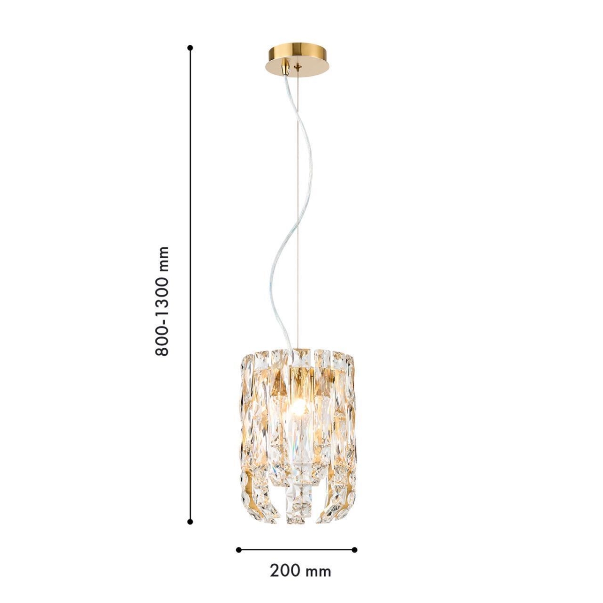 4721-4P, подвесная люстра, D200xH800/1300, 4xG9x40W, excluded — изображение 3
