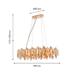4719-8PC, Подвесная люстра, L800xW400xH210/1100, 8xE14x40W, excluded — изображение 3