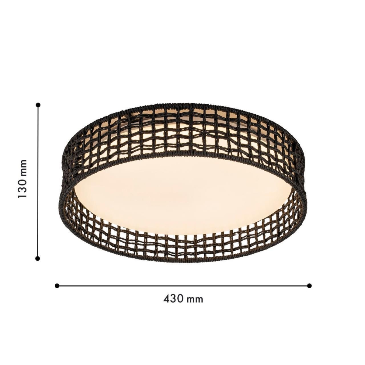 4750-4C, Потолочный светильник, D430xH100, LEDx25W, 1300LM, 3000/4000/6000K, included, remote control — изображение 3