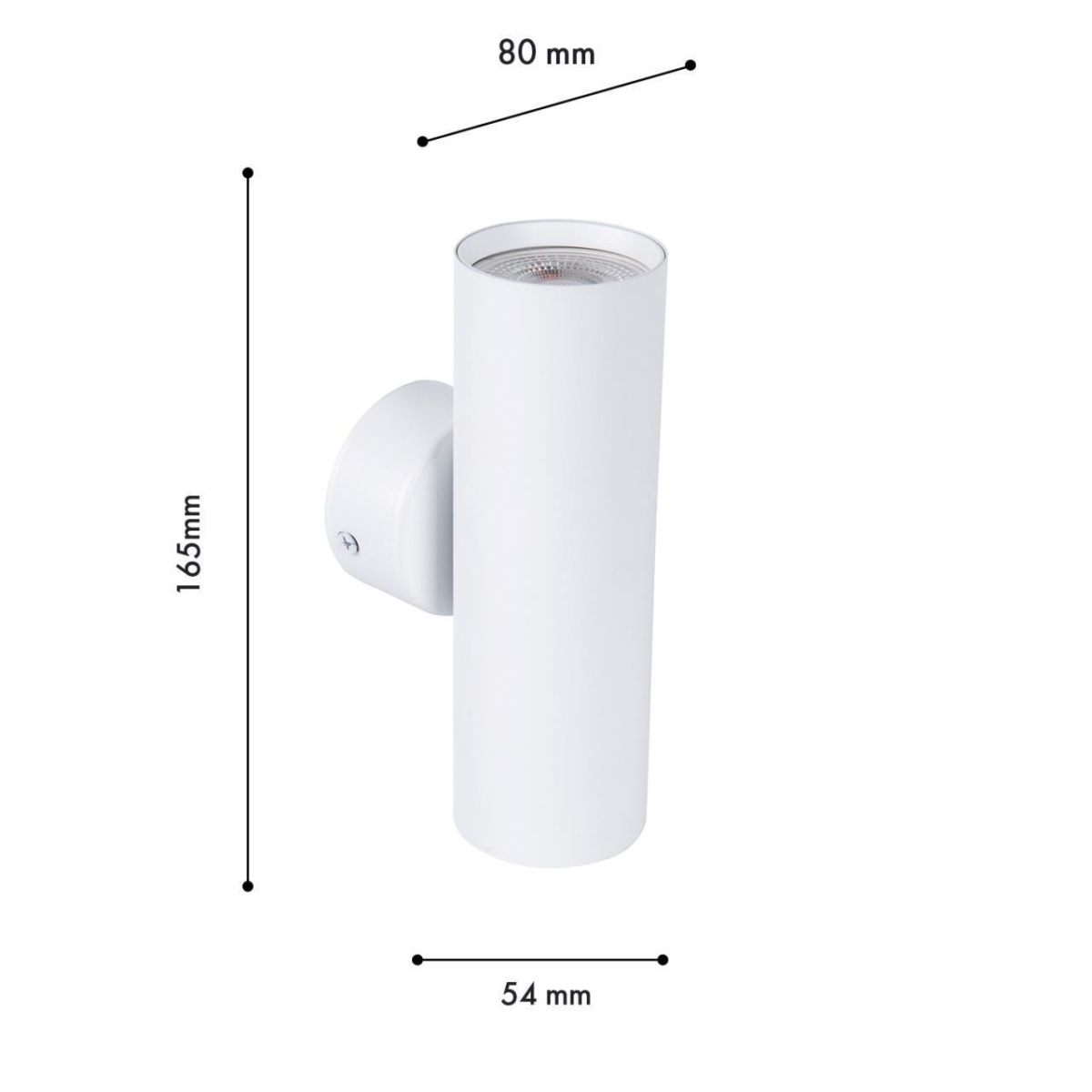 4714-2W, настенный светильник, D80xW55xH165, 2xGU10x35W, IP20, excluded — изображение 2